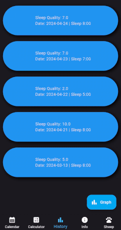 Flutter Sleep App